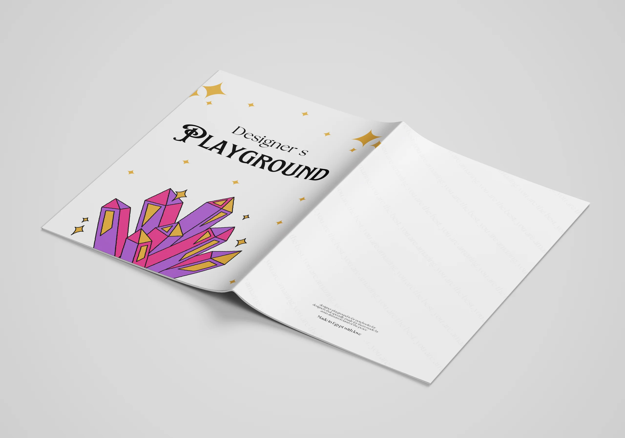 DotGrid Notebook with Phone Frame